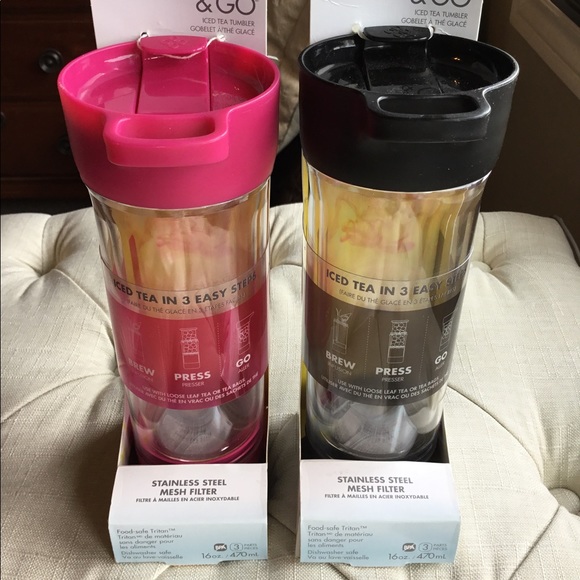 NWT - Primula Press & Go Iced Tea Tumbler - Hot pink - Picture 4 of 6
